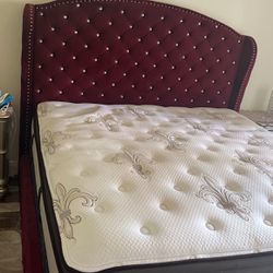 King Mattress And King Bed Frame 