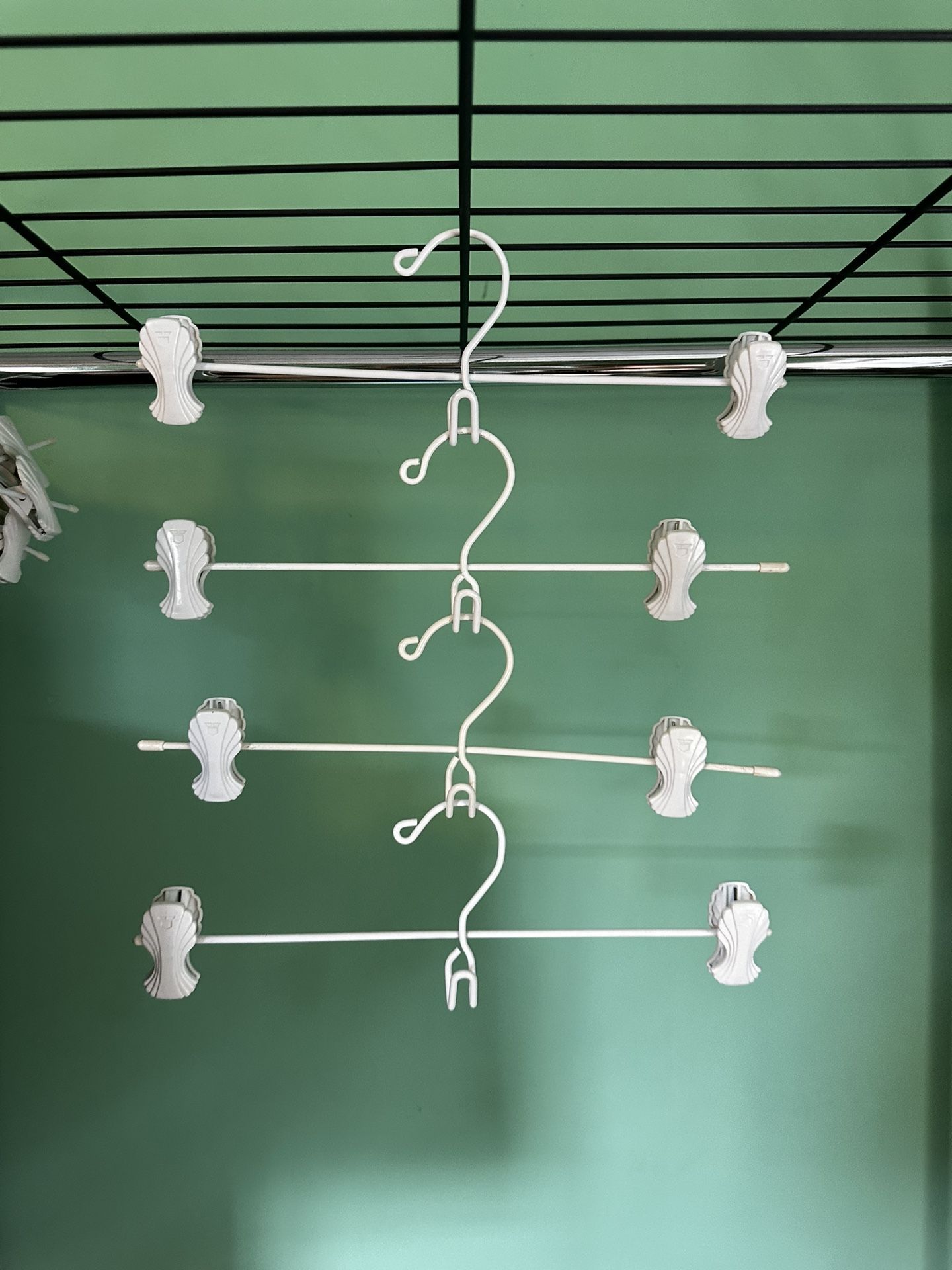 18 Metal Pants Hangers With Clips