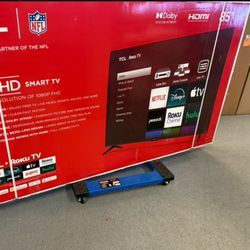 85 Tv $55 Down On Financing Free Delivery Six Month Warranty  85 TCL Smart 4k Hdtv 