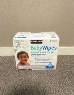 Kirkland Signature Baby Wipes Fragrance Free 900ct