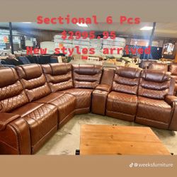 Sectional power sectional $3000 brand new