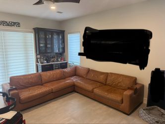 Leather Sectional Couch