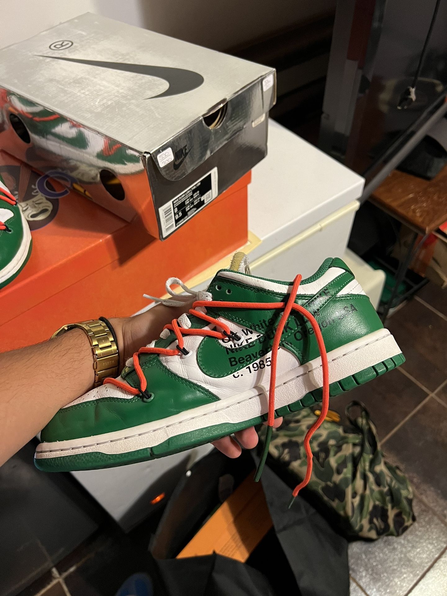 nike dunk low off white