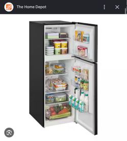 Vissani 10cu. in. black fridge