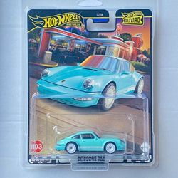 Hot Wheels Premium Boulevard Porsche 964 Teal Real Riders Sealed