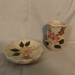 Soap Dish/jewelry Tray & Toothbrush Holder/ Small Vase