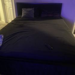 QUEEN SIZE MATTRESS , BASE BOARD & FRAME !!