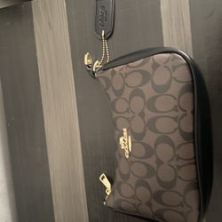 Brown coach bag