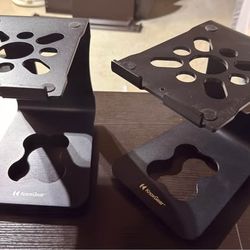 Knox Gear Aluminum Desktop Speaker Stands (Pair) — Like New
