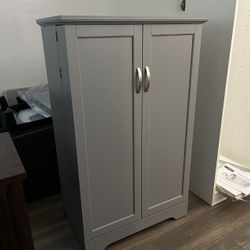 New in the box,not assembled /OLD CAPTAIN Kitchen Pantry Cabinet 48", Freestanding Pantry Cabinets with Doors Adjustable Shelves and Induction Lamp fo