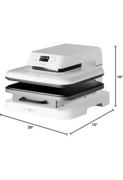 Plancha Térmica Automática (Heat Press) Seminueva - HTVRONT (Caja Original Incluida)