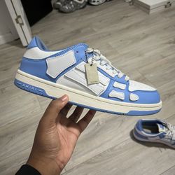 amiri shoes blue and white size 8.5 men 