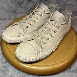 Men’s Size 9.5 Converse All Star Beige Sneakers