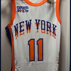 Authentic New York Knicks City Nike NBA Jersey Jalen Brunson Mens Small Size 40 Brand New W Tags 