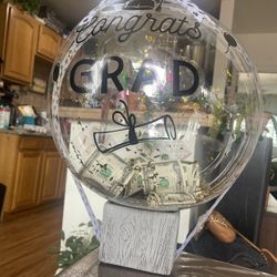 Bobo Balloon Graduation money bouquet 