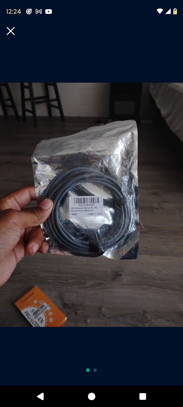 10Ft USB C To Headphone Jack Unopened Bag