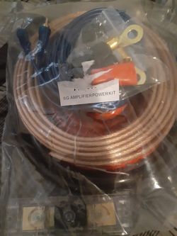 New 0 gauge amp kit