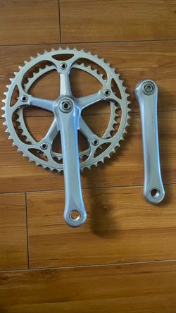 Crankset road bike. Vintage.