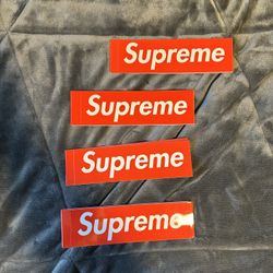 Supreme Box Logo Sticker Red Authentic 