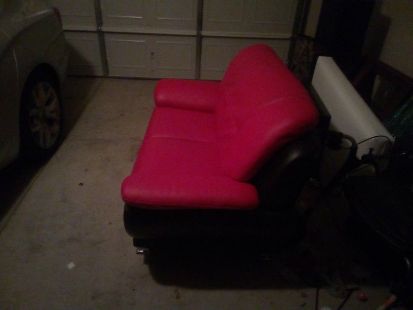 Red Leather Couch
