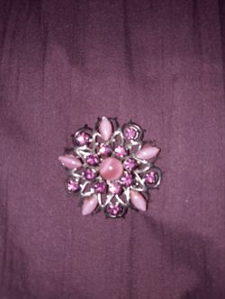 Purple Brooch