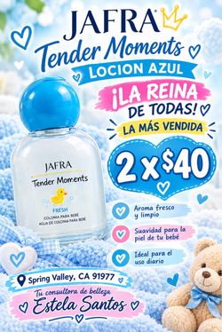 Jafra lociones de niño