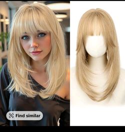Tik tok  blonde hair topper . It not my color