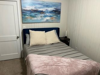COMPLETE FULL BEDROOM SET — $450 | LIKE NEW MATTRESS | EVERYTHING INCLUDED