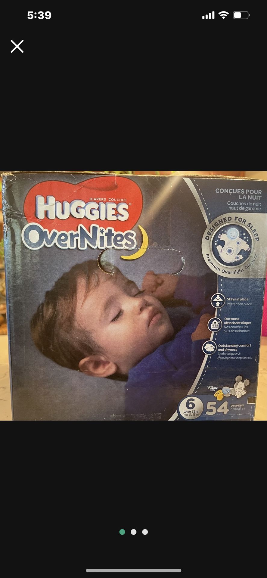 Huggies Overnight Size 6