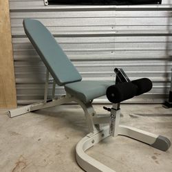 Hoist adjustable gym bench 