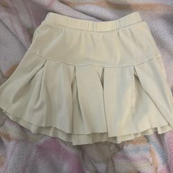 Yellow Pleated Kid’s Skirt 