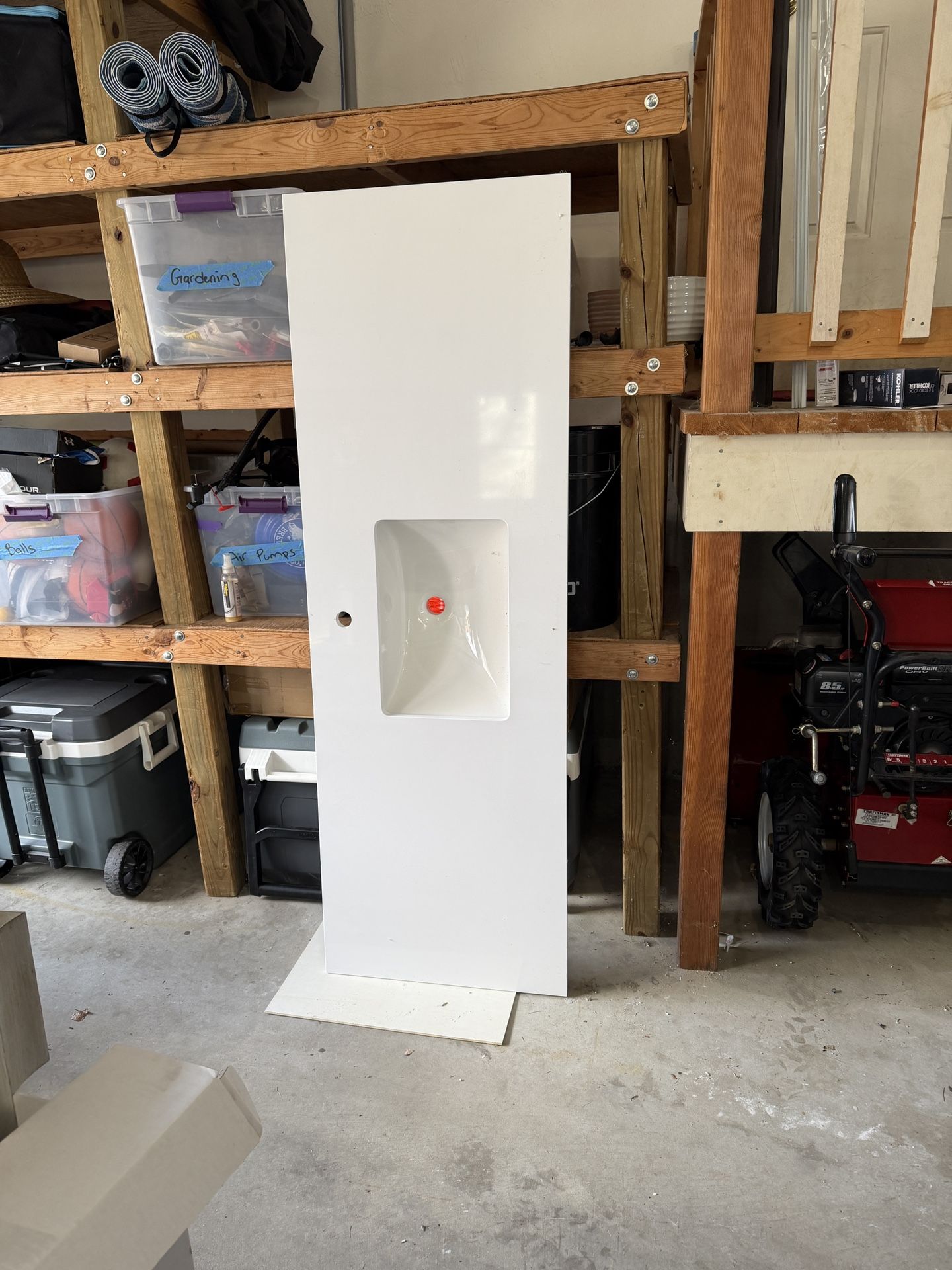 Single Sink Vanity - White - 61 x 22 - $85 Obo