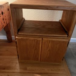 Solid Oak Cabinet