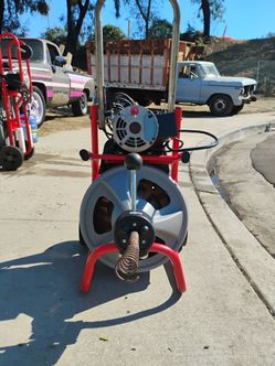 RIGID K-750 Drain Cleaning Snake Auger Drum Machine with Autofeed and 3/4 in. Pigtail