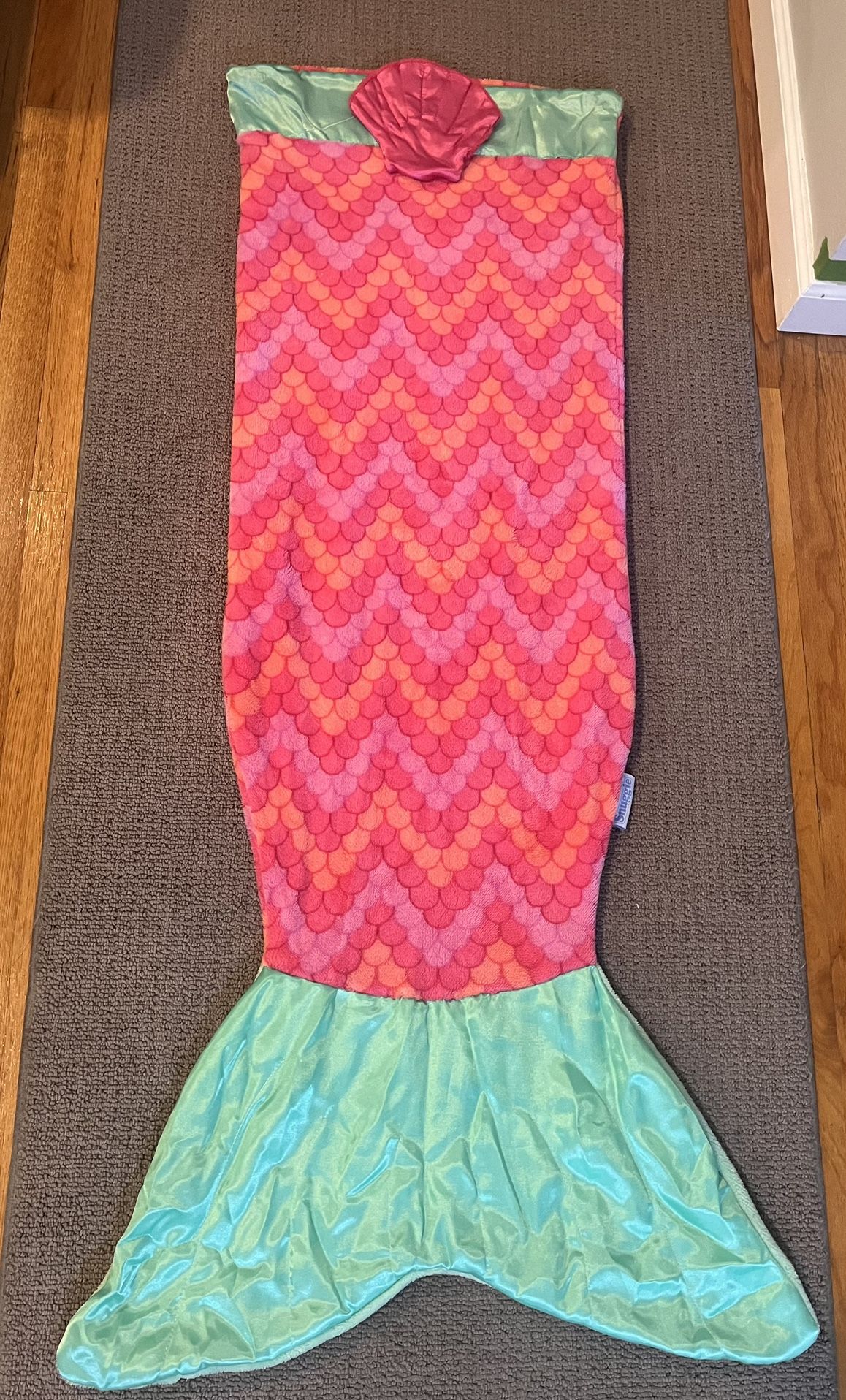 Mermaid tail Snuggie Blanket