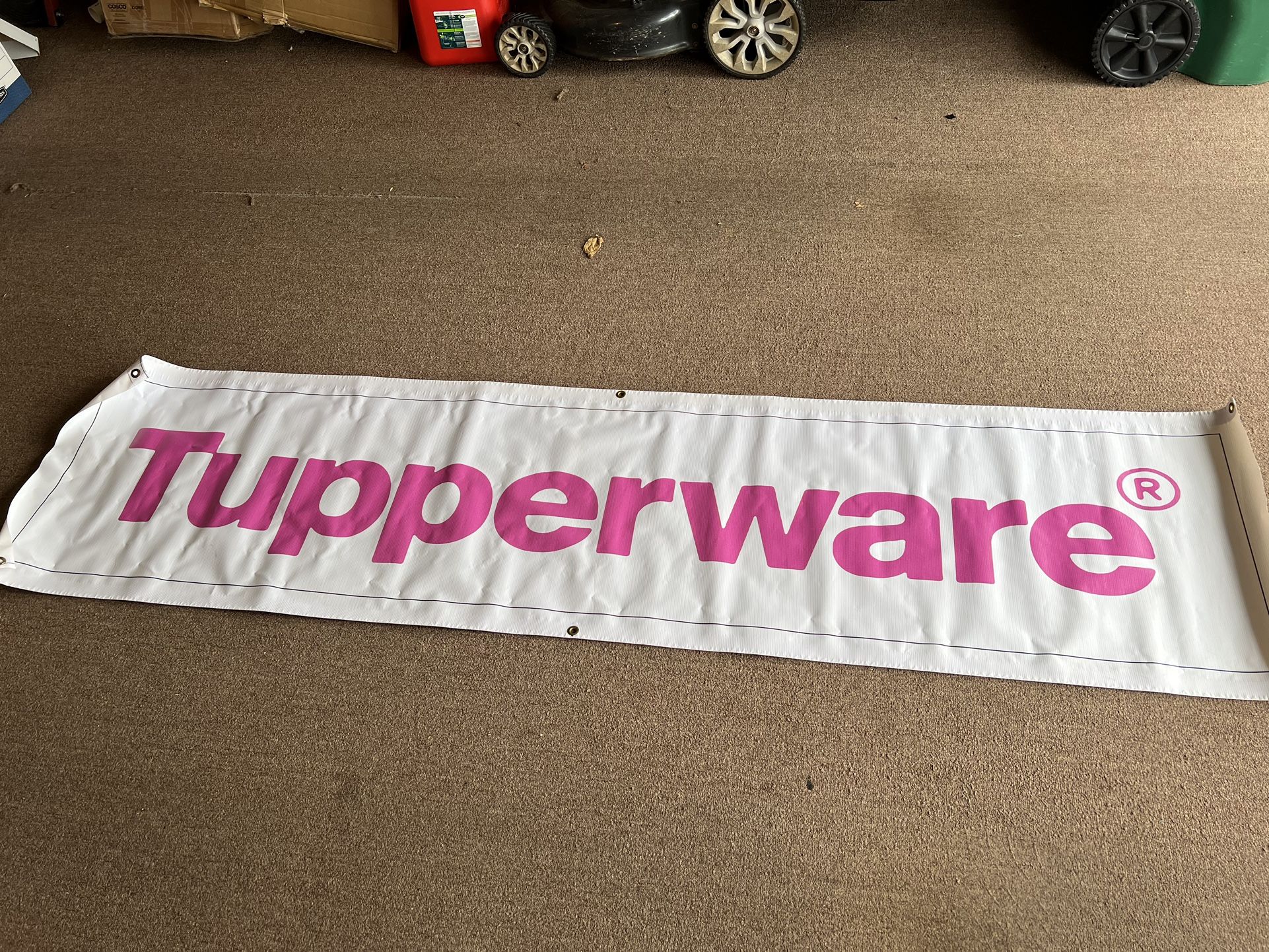 Tupperware Vinyl banner