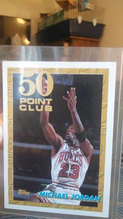 1993 Michael Jordan 50 point club topps