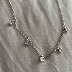 Brighton Meridian Zenith Silver Crystal Petite Collar Necklace