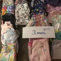  Baby Girl Clothes Bundle 5 Size 3 Months 