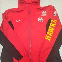 100% Authentic Atlanta Hawks Team Issued Jacket With Team Certificate Size XL