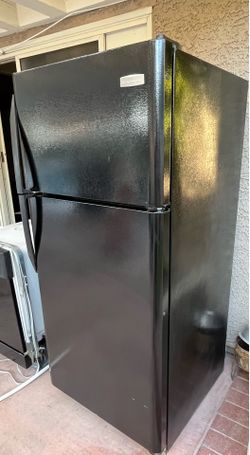 Fridge and Dishwasher black