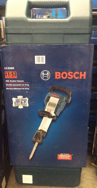 Bosch 15 Amp Corded Electric Jack Breaker Hammer With Carrying