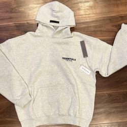 light Oatmeal Essentials Hoodie