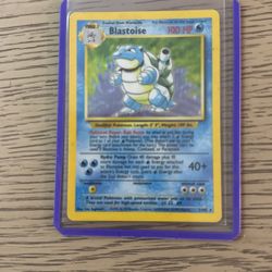 Pokemon Base Set Blastoise 
