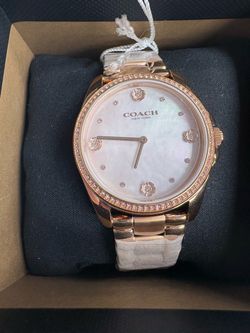 Coach Greyson Rose-Gold Toned Watch