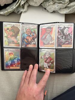 Full art trainers Pokemon binder pages