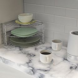 3-tier Counter Corner Shelf Organizer