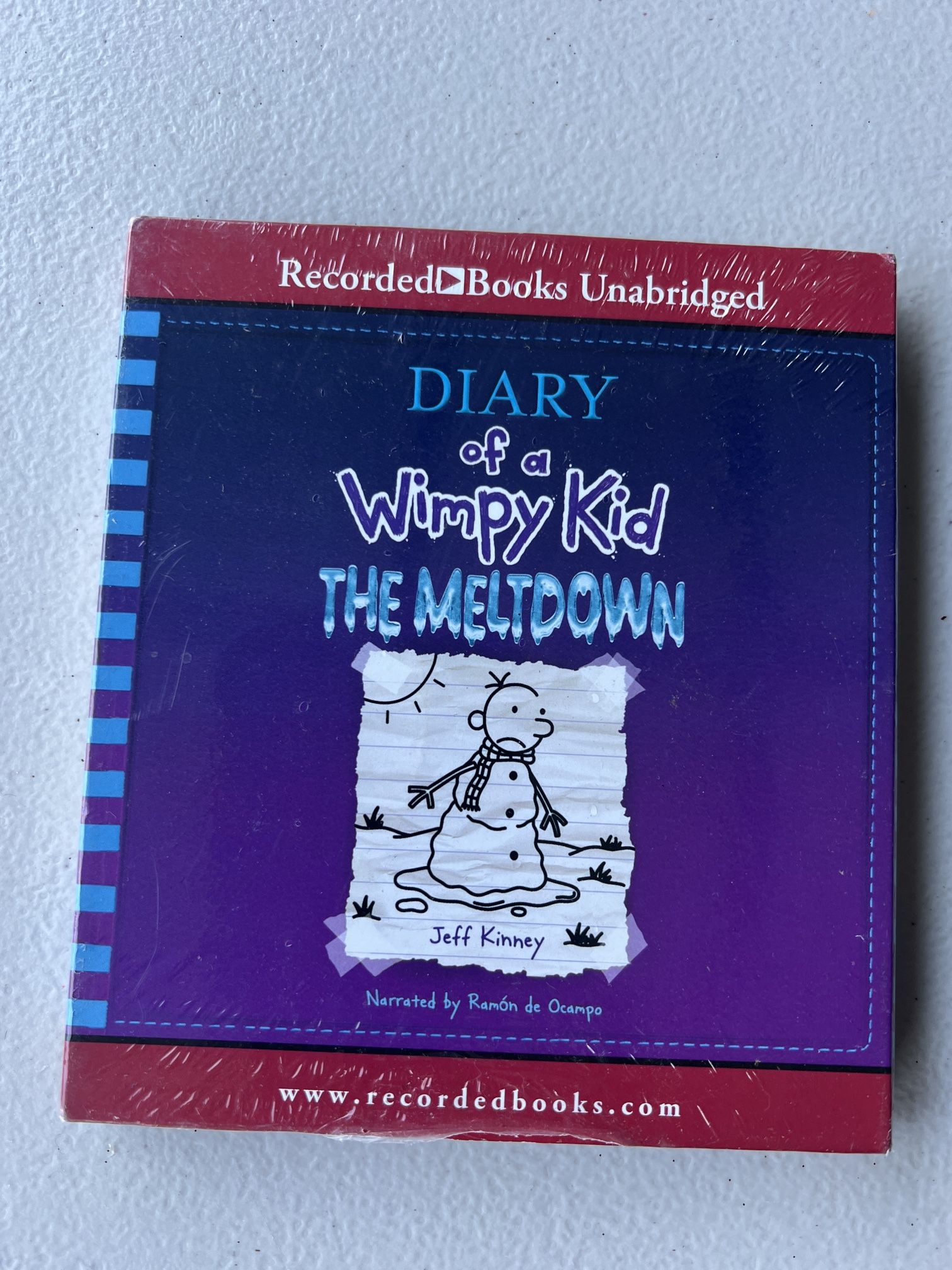 Diary of a Wimpy Kid “The Meltdown” Recorded Books Unabridged New