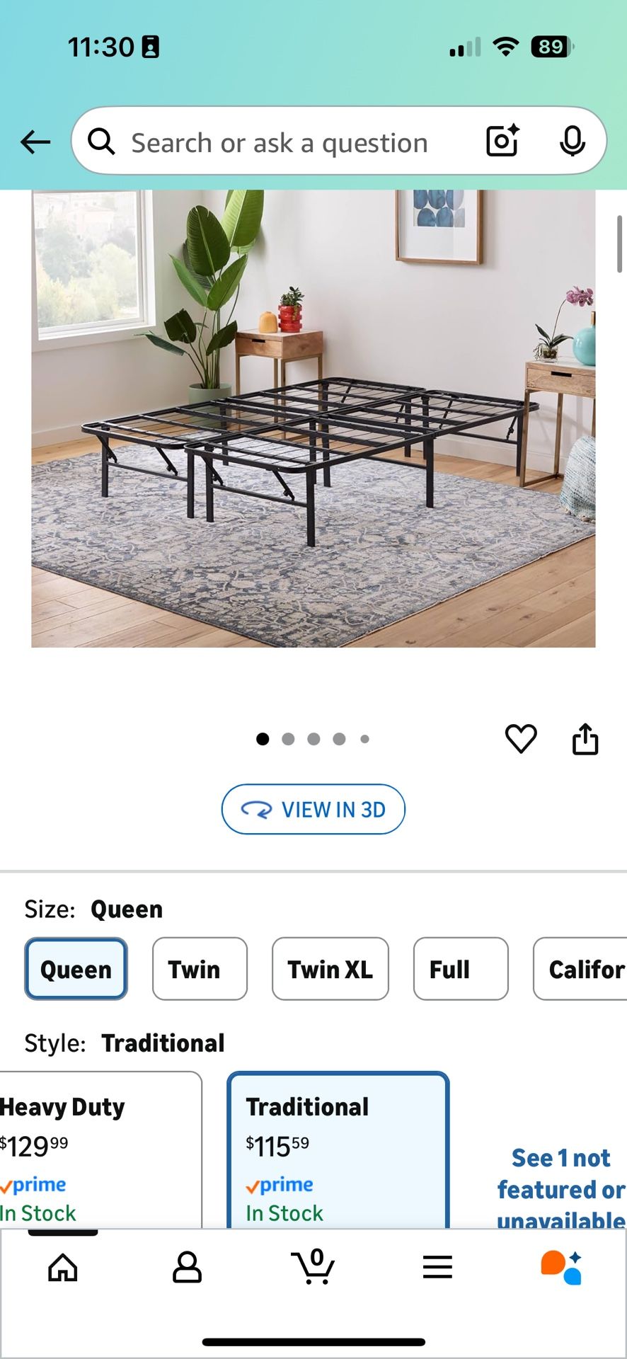 Queen Bed frame
