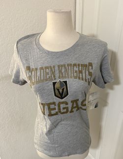 NWT NHL Golden Knights Women's Gray Tee